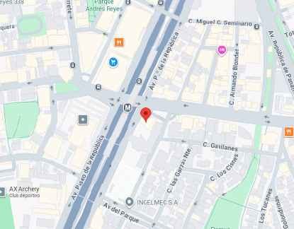 Mapa de ubicación de las oficinas.